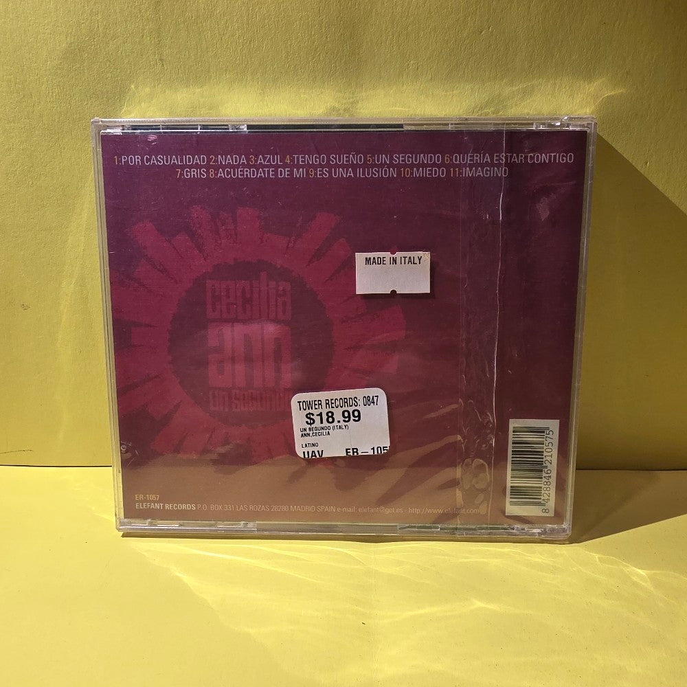 Cecilia Ann - Un Segundo - 1998 - ER-1057 - New - Sealed - CDs