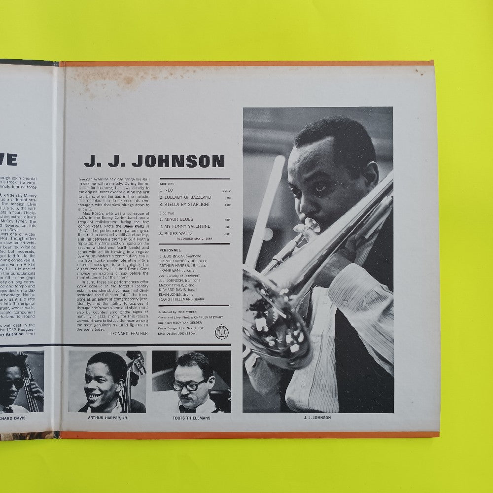 J. J. Johnson - Proof Positive MONO RVG - 1965 - A-68 - Used - VG++ - Vinyl