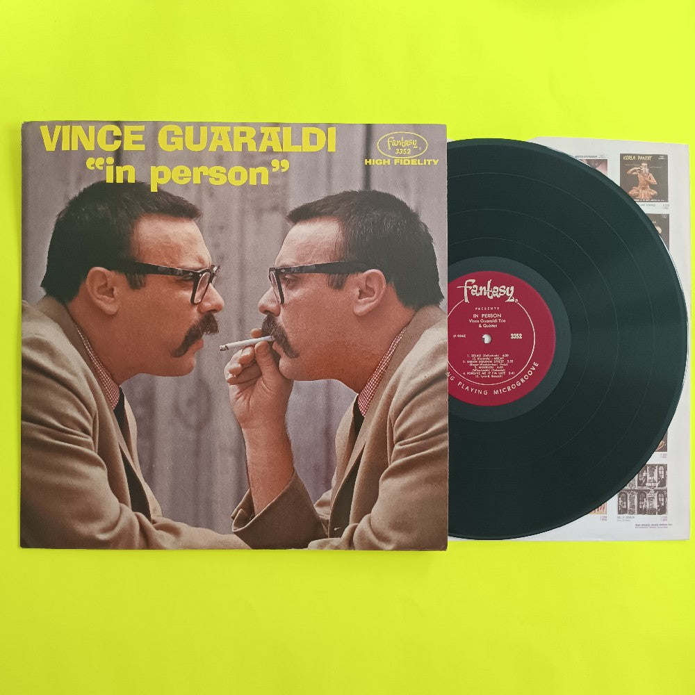 Vince Guaraldi - In Person OG DG MONO - 1963 - Fantasy 3352 - Used - VG++ - Vinyl