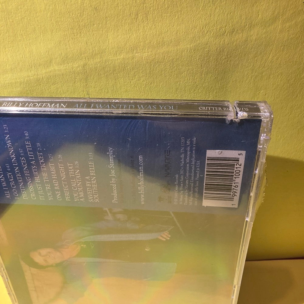 Billy Hoffman - All I Wanted Was You - 2000 - New - Sealed - CDs