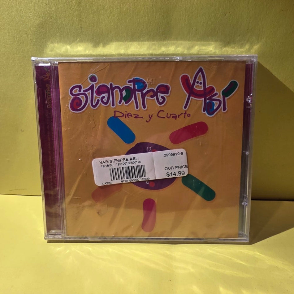 Siempre Así - Diez Y Cuarto - 1998 - 74321638152 - New - Sealed - CDs