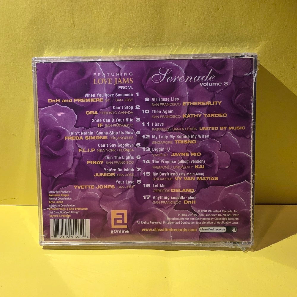 Various  - Serenade Volume 3 - 2001 - CLA-9026-2 New - Sealed - CDs