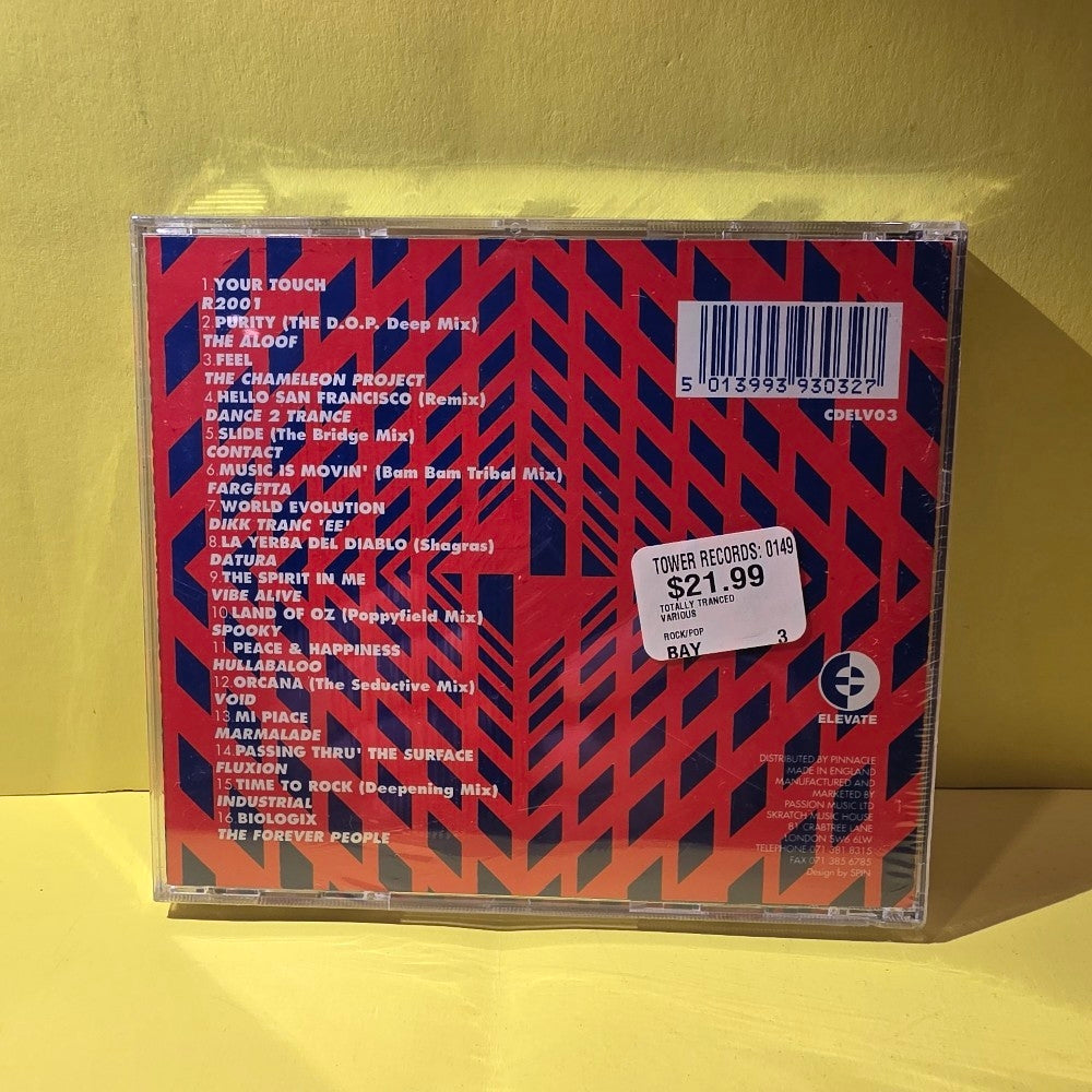 Various - Totally Tranced - 1992 - CDELV03 - New - Sealed - CDs