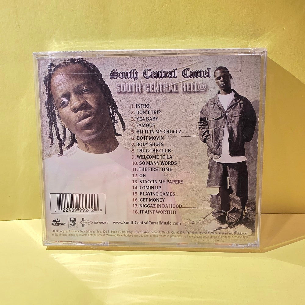 South Central Cartel - South Central Hella  - 2003 - RIV 99242 - New - Sealed - CDs