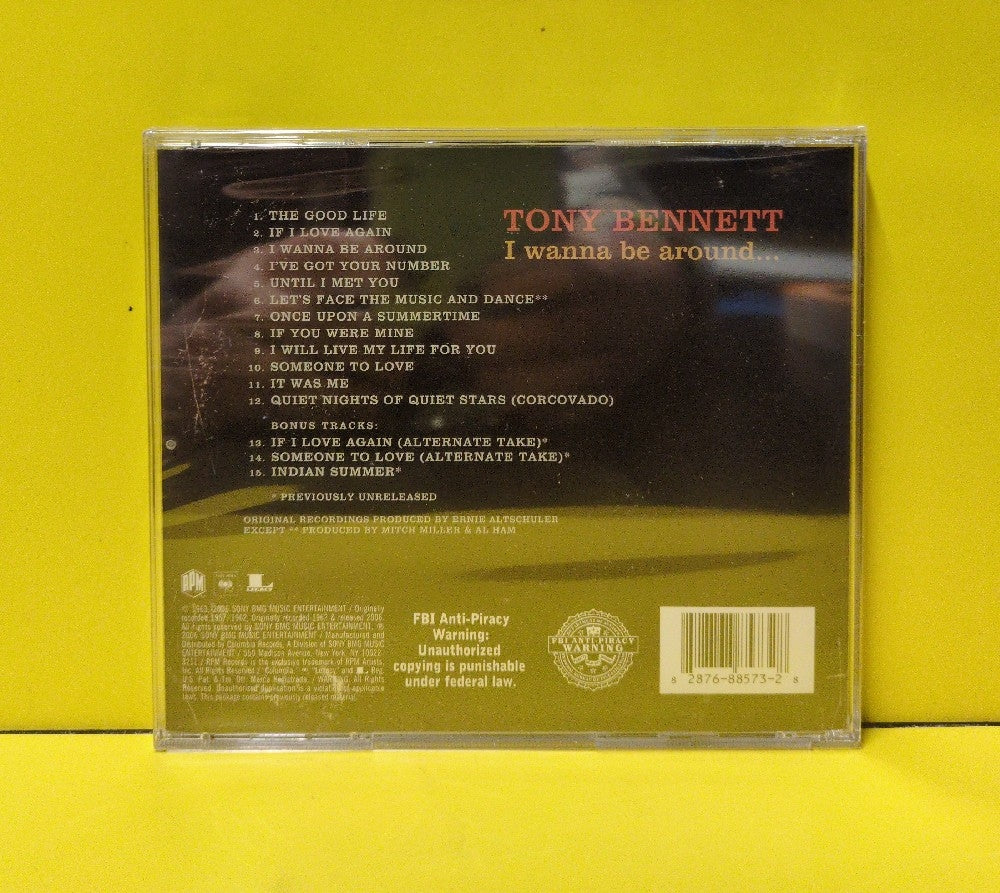 Tony Bennett - I Wanna Be Around... - 2006 - 82876 88573 2 - New - Sealed - CDs