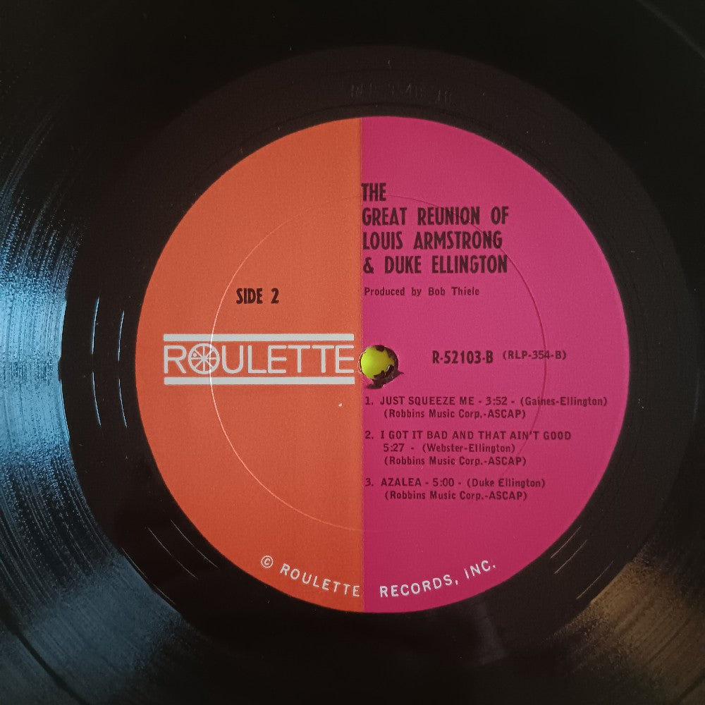 Louis Armstrong & Duke Ellington - The Great Reunion OG MONO - 1963 - R 52103 - Used - VG++ - Vinyl