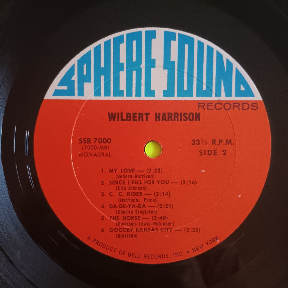 Wilbert Harrison - Kansas City OG MONO - 1965 - SSR 7000 - Used - VG - Vinyl