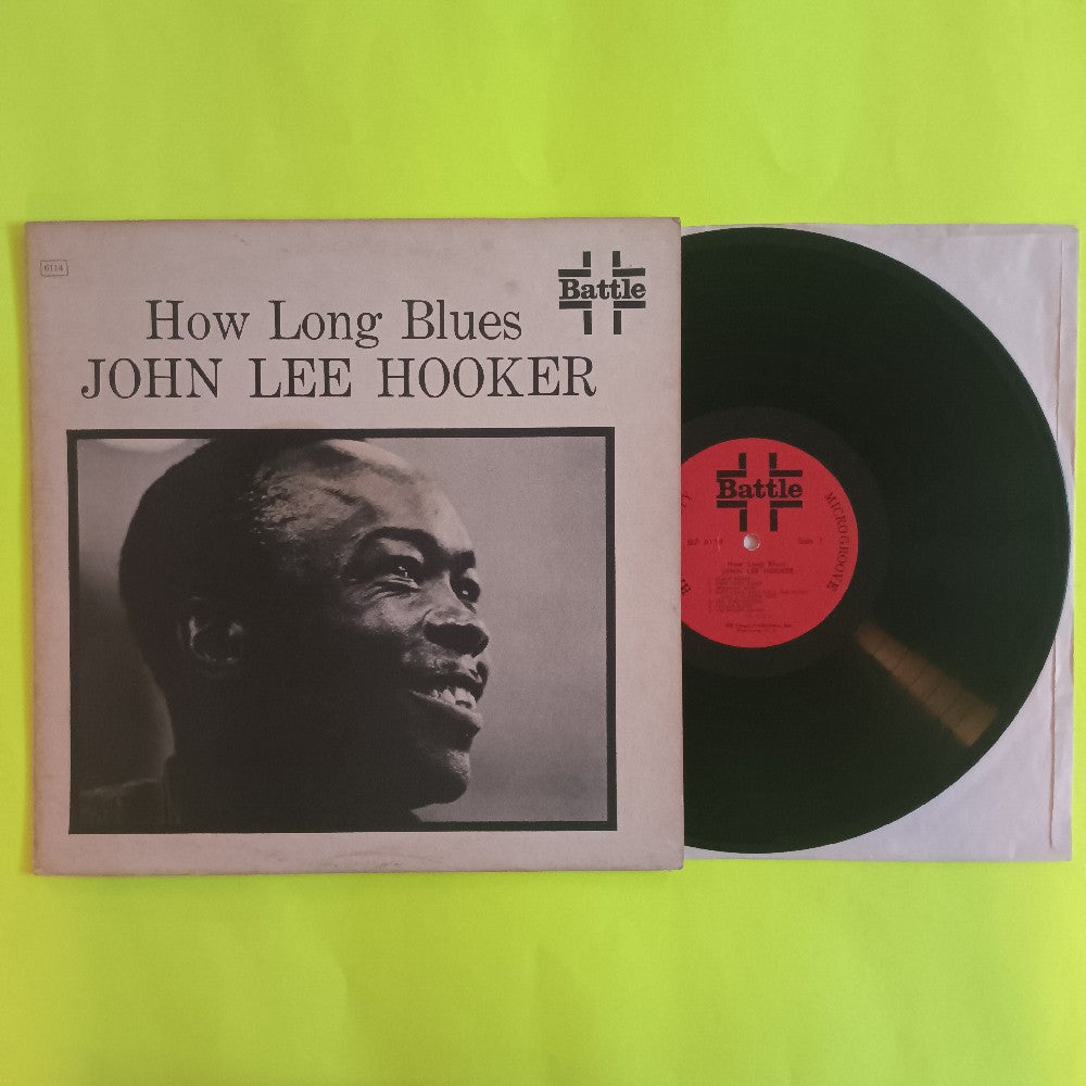 John Lee Hooker - How Long Blues MONO RED BATTLE LABEL - 1965 - BLP 6114 - Used - VG - Vinyl