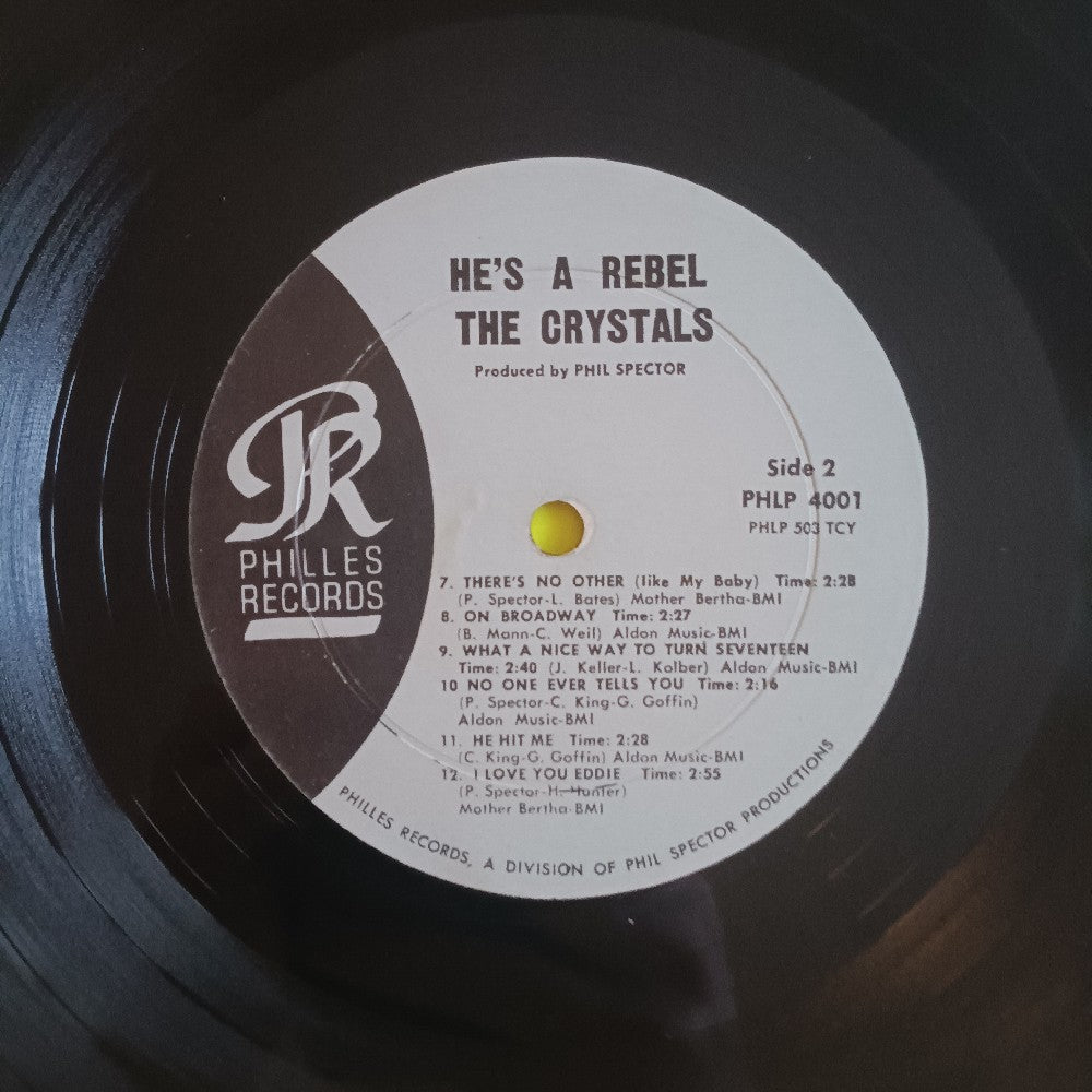 The Crystals - He's A Rebel OG MONO - 1963 - PHLP 4001 - Used - VG - Vinyl