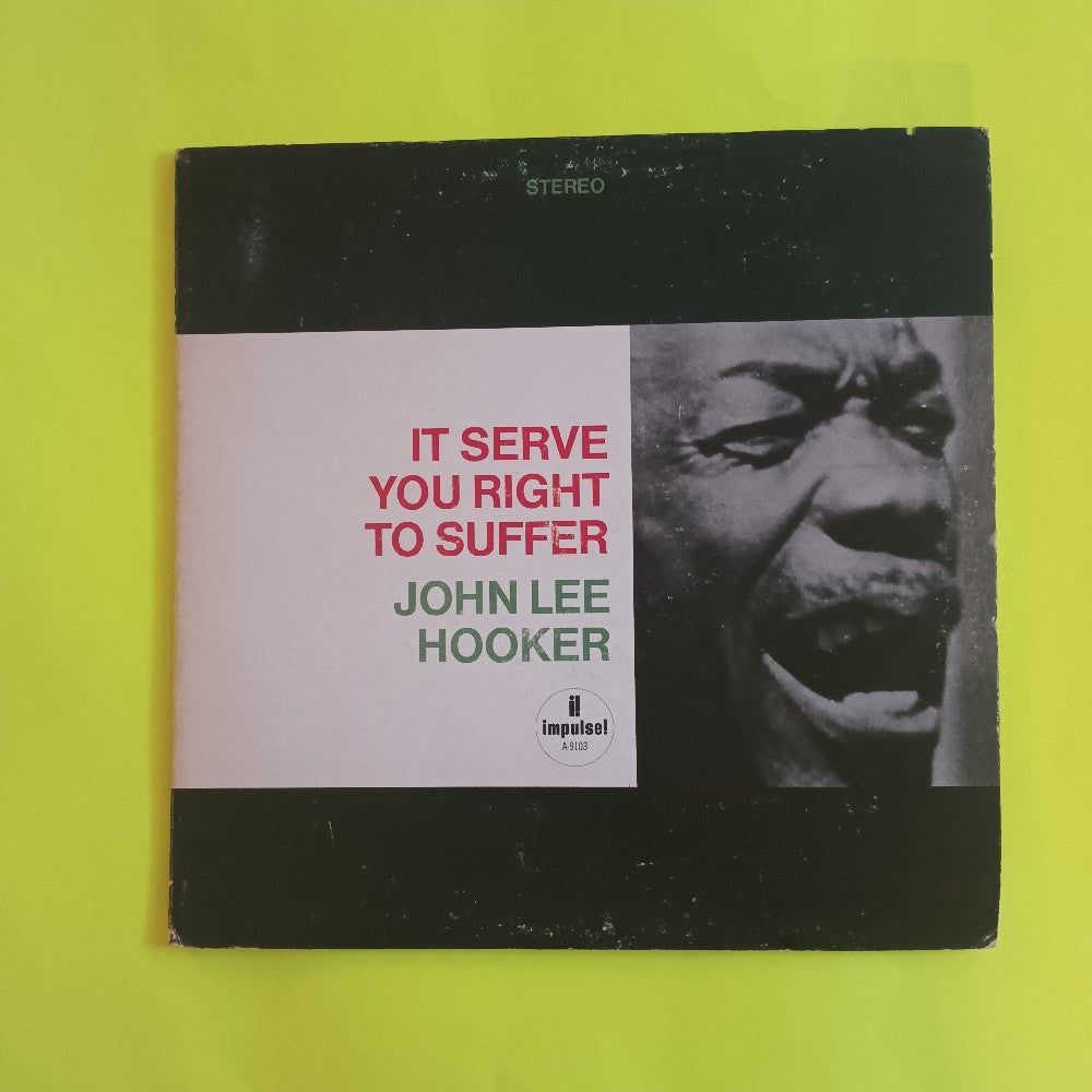 John Lee Hooker - It Serves You Right To Suffer - 1974 - AS 9103 - Used - VG+ - Vinyl