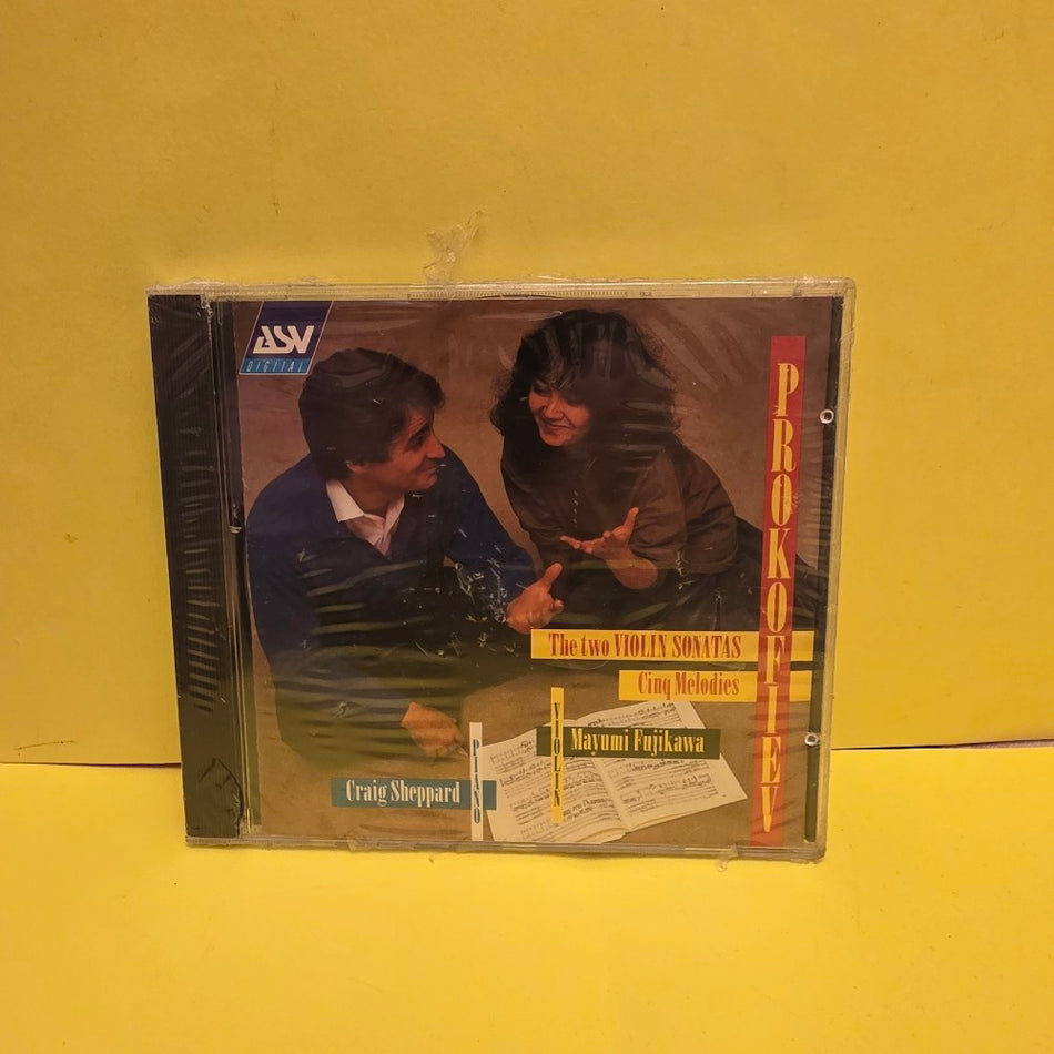 Prokofiev / Mayumi Fujikawa, Craig Sheppard  - The Two Violin Sonatas / Cindy Melodies - 1989 - DCA 667 - New - Sealed - CDs