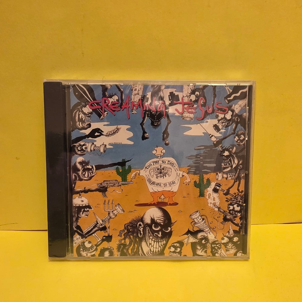 Creaming Jesus - To Fat To Run, Too Stupid To Hide / Rare - 1990 - New - Sealed - CDs