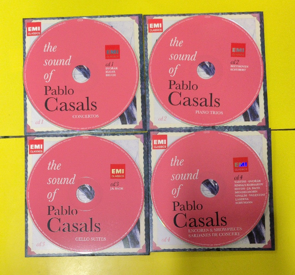 Pablo Casals - The Sound Of Pablo Casals - 2013 - 50999 9 78003 2 3 - Used - EX - CDs - 4xCD Box Set - European Import