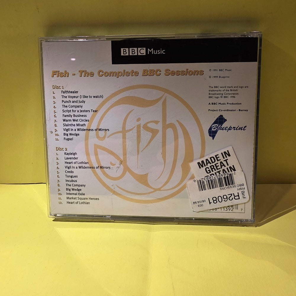 Fish - The Complete BBC Sessions  - 1999 - PB297CD - Used - VG++ - CDs