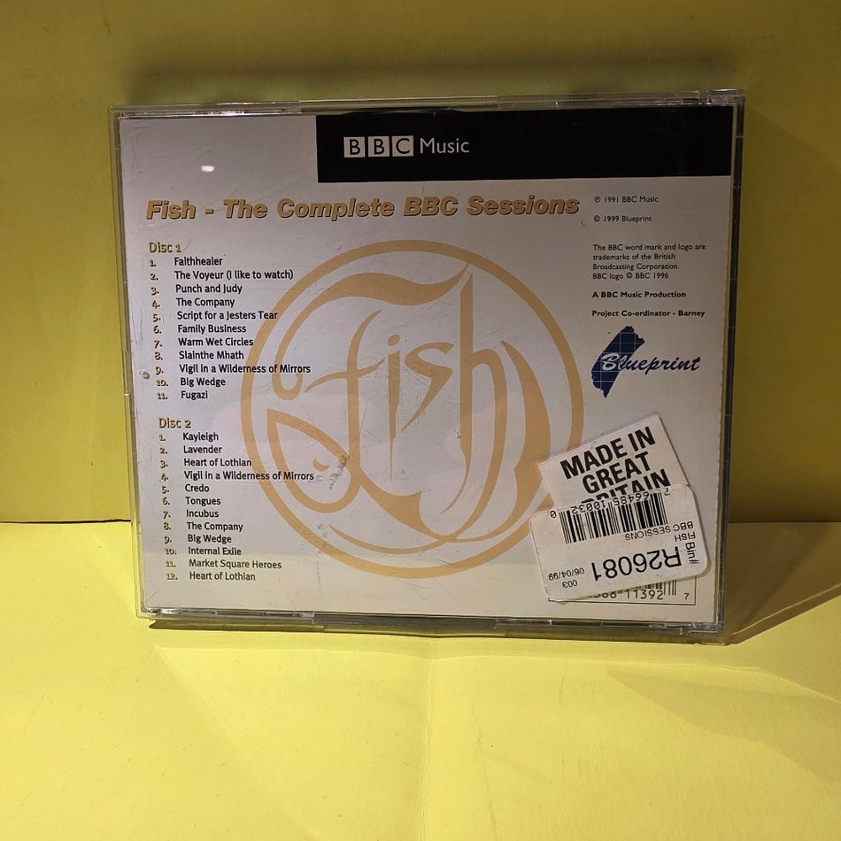 Fish - The Complete BBC Sessions  - 1999 - PB297CD - Used - VG++ - CDs