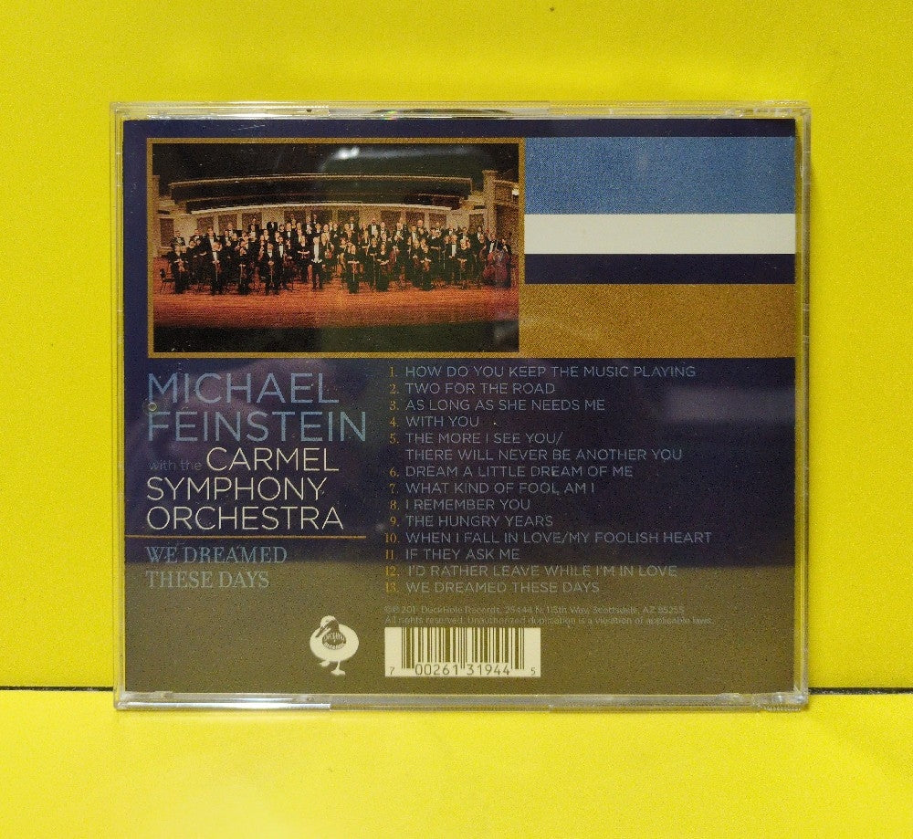Michael Feinstein With The Carmel Symphony Orchestra - We Dreamed These Days - 2011 - DR-3194-4 - Used - EX - CDs