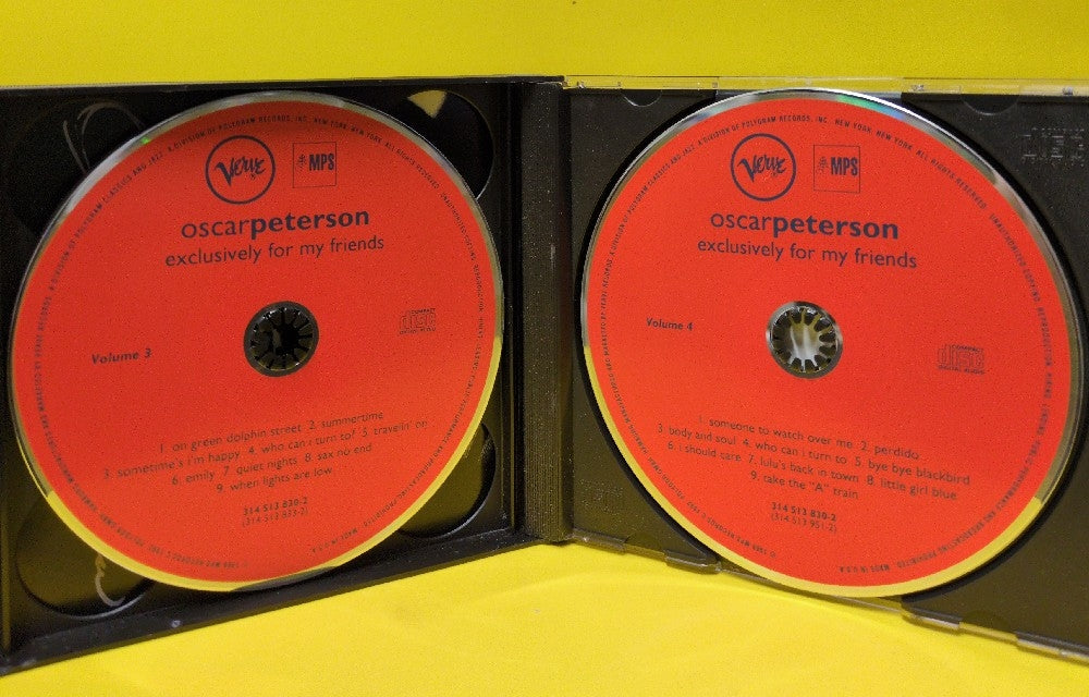 Oscar Peterson - Exclusively For My Friends - 1992 - 314 513 830-2 - Used - VG++ - CDs - 4xCD Set