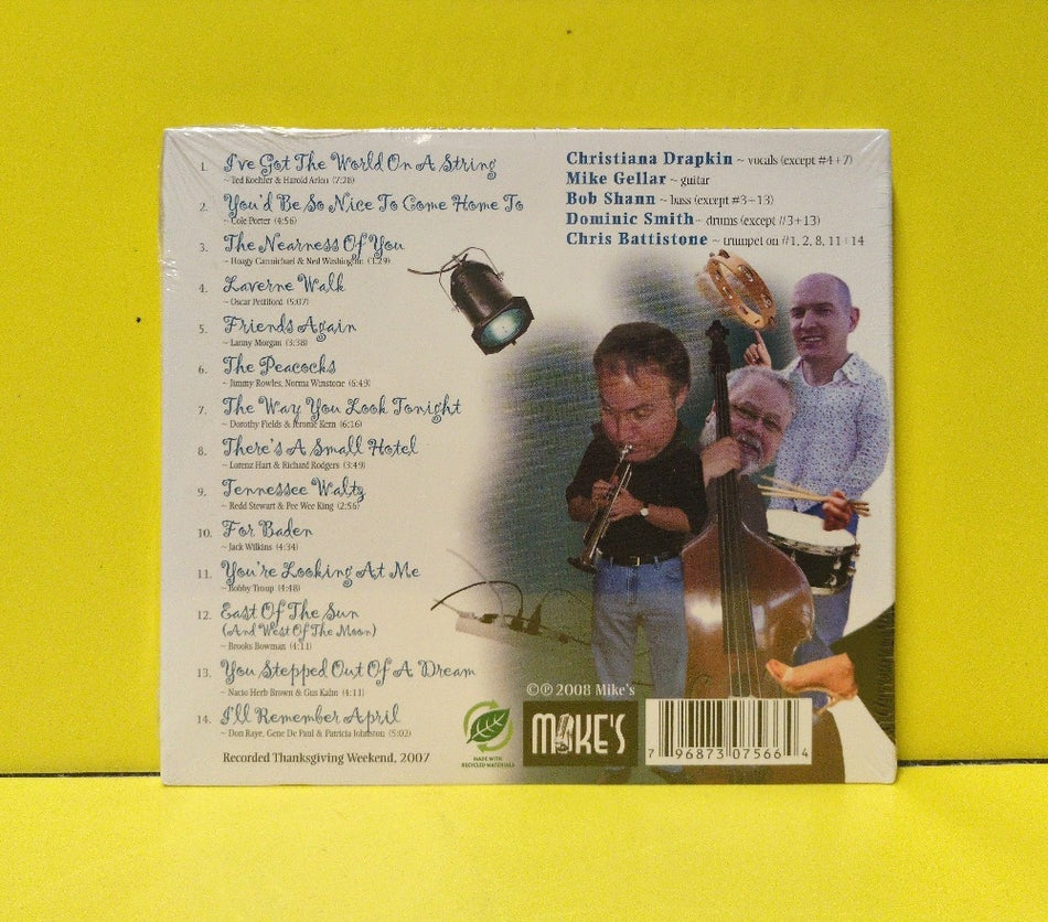 Mike Gellar With Christiana Drapkin - Got The World On A String - 2008 - MN0508 - New - Sealed - CDs