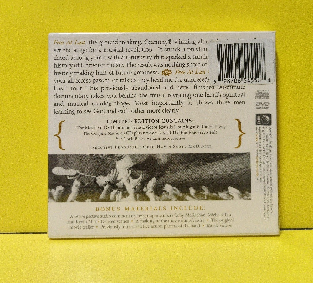 DC Talk - Free At Last • The Music And The Movie - 2002 - FFD80089 - New - Sealed - CDs - CD/DVD Set - Reissue - Limited Edition