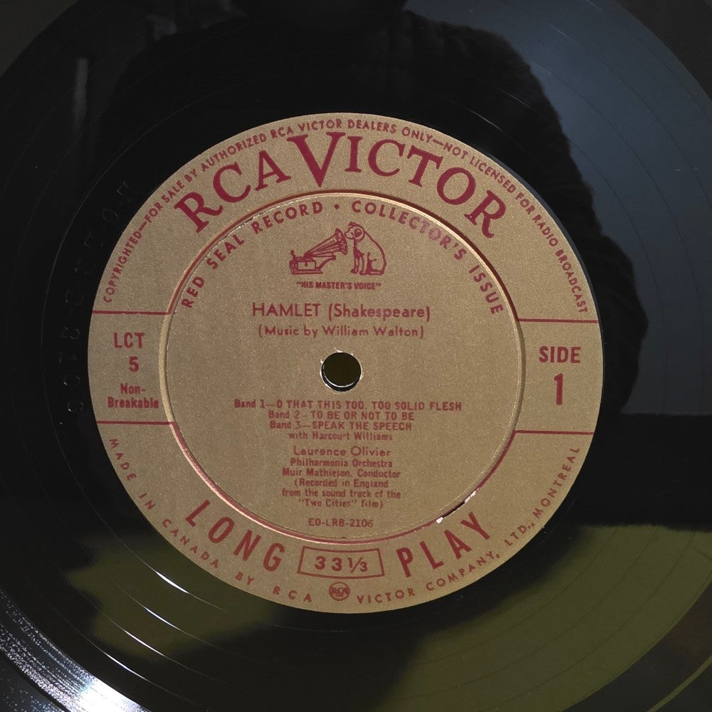 Laurence Oliver  - Hamlet / Rare - 1951 - LCT-5 - Used - VG++ - Vinyl