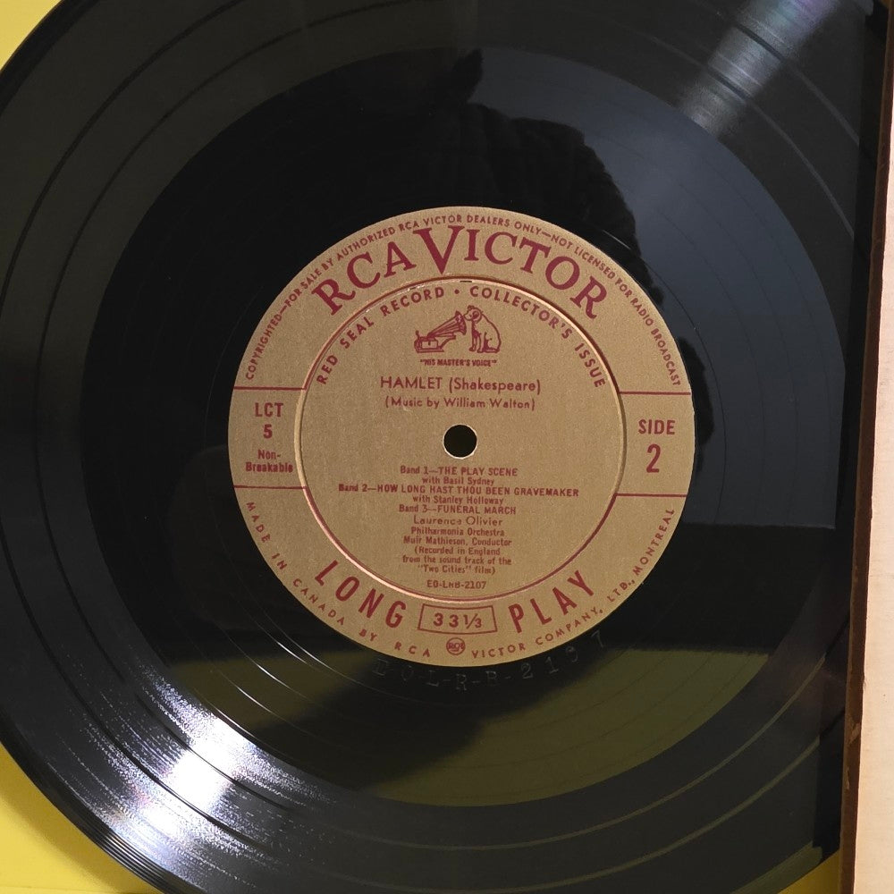 Laurence Oliver  - Hamlet / Rare - 1951 - LCT-5 - Used - VG++ - Vinyl