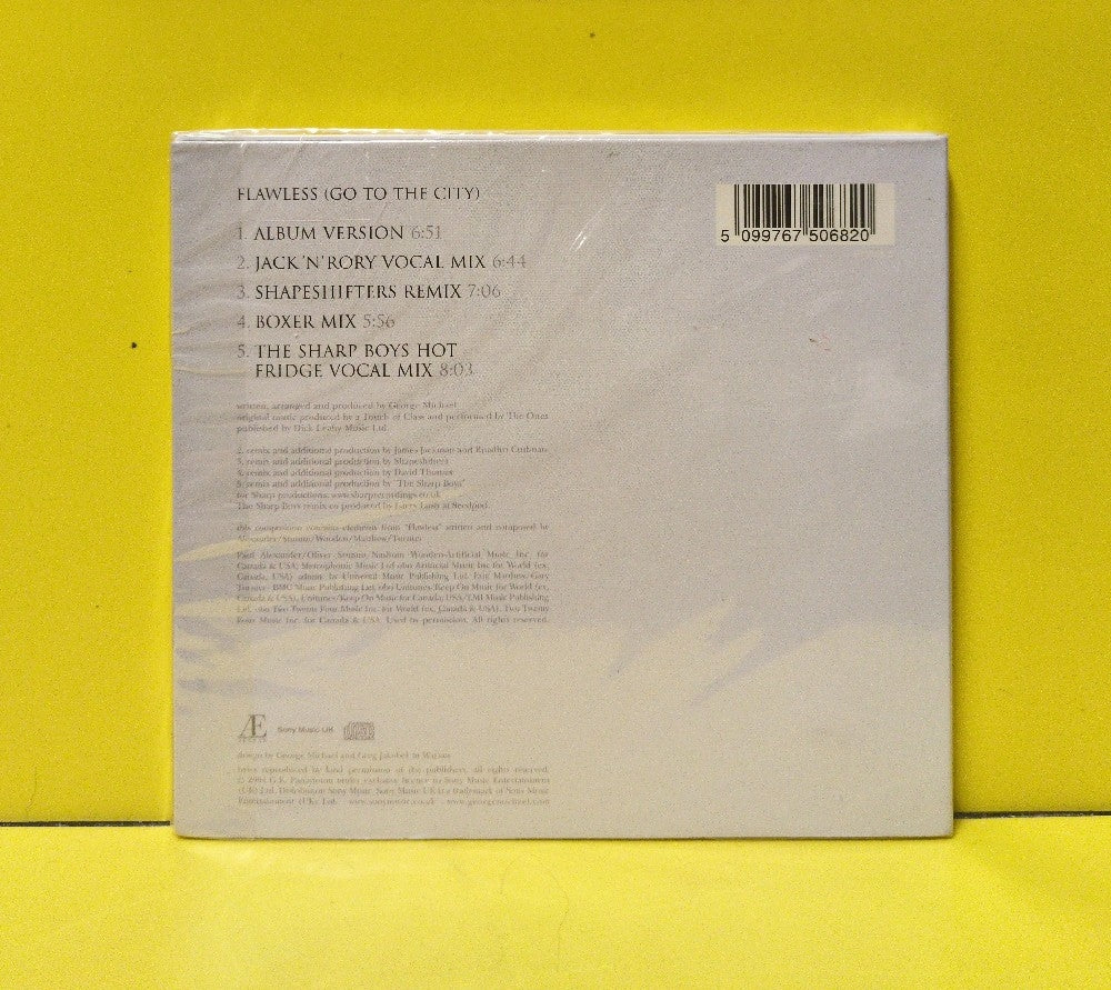 George Michael - Flawless (Go To The City)  (The Mixes) - 2004 - 675068 2 - New - Sealed - CDs - Maxi-Single - Digipak - European Import