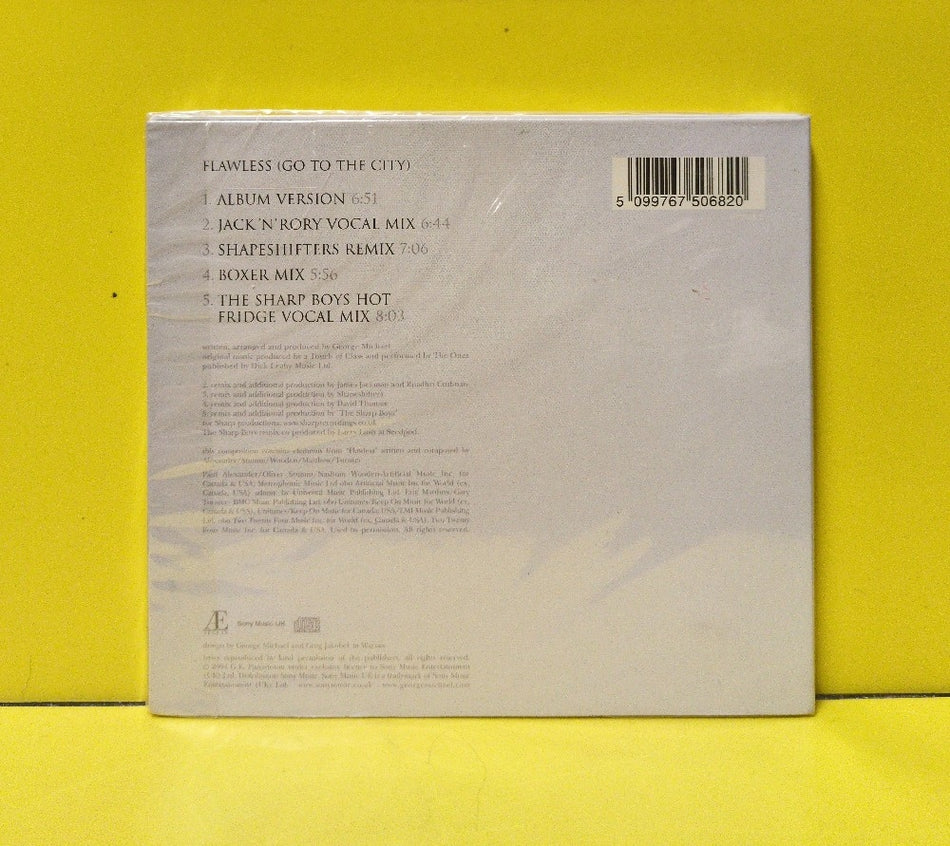 George Michael - Flawless (Go To The City)  (The Mixes) - 2004 - 675068 2 - New - Sealed - CDs - Maxi-Single - Digipak - European Import