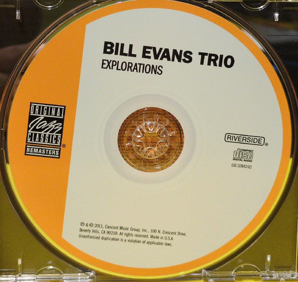 Bill Evans Trio - Explorations - 2011 - OJC-32842-02 - Used - EX - CDs - Reissue - Remastered