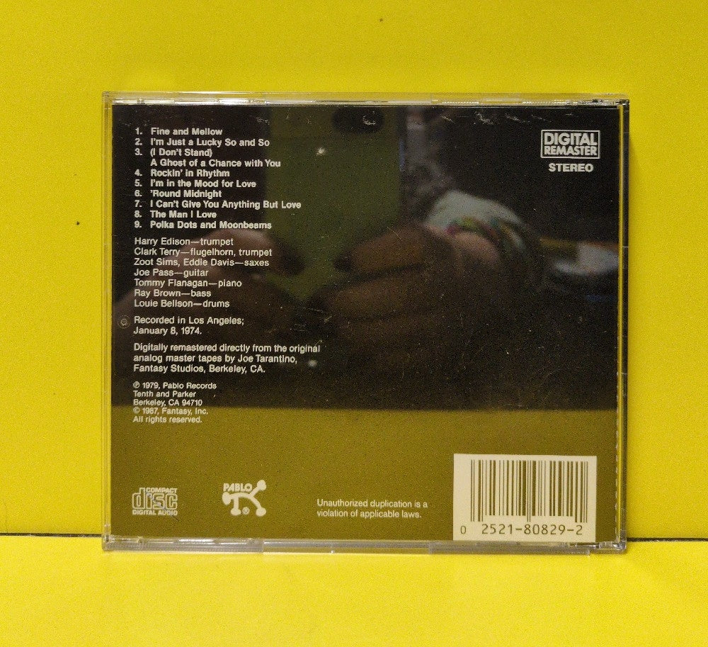 Ella Fitzgerald - Fine And Mellow - 0025218082921 - Used - EX - CDs - Reissue - Remastered - European Import