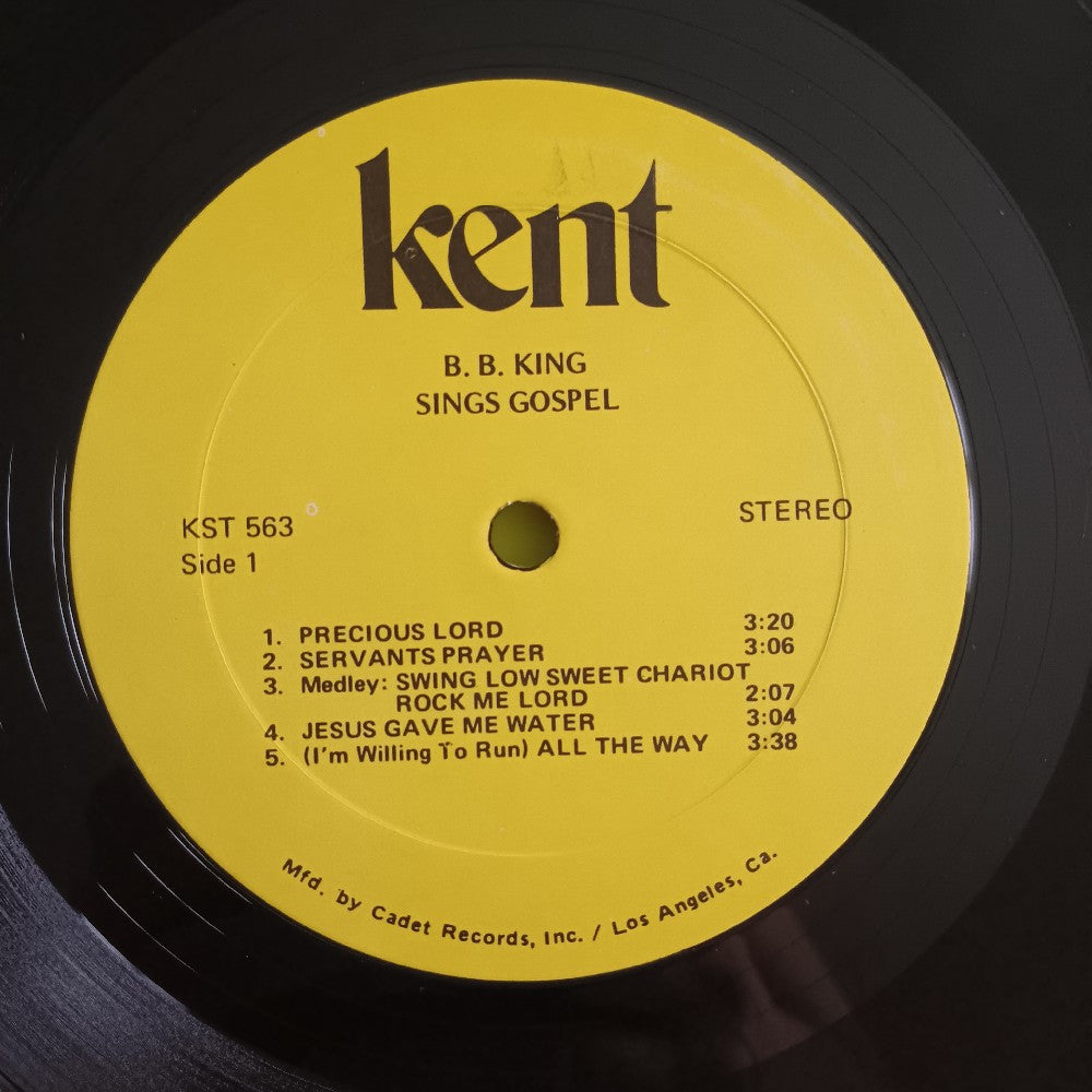 B. B. King - Doing My Thing Lord Rare Yellow Label - Kent 563 - Used - VG++ - Vinyl