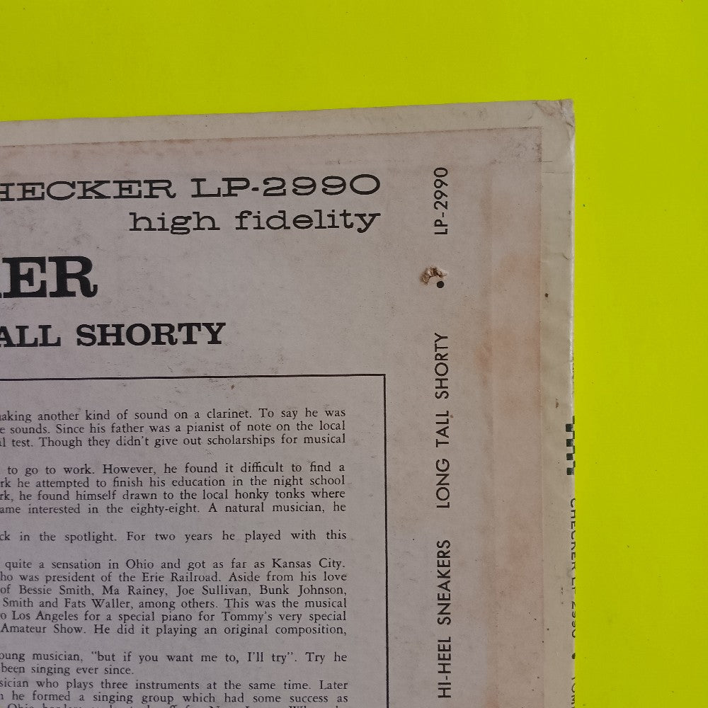 Tommy Tucker - Hi-Heel Sneakers OG MONO - 1964 - Checker LP 2990 - Used - VG++ - Vinyl