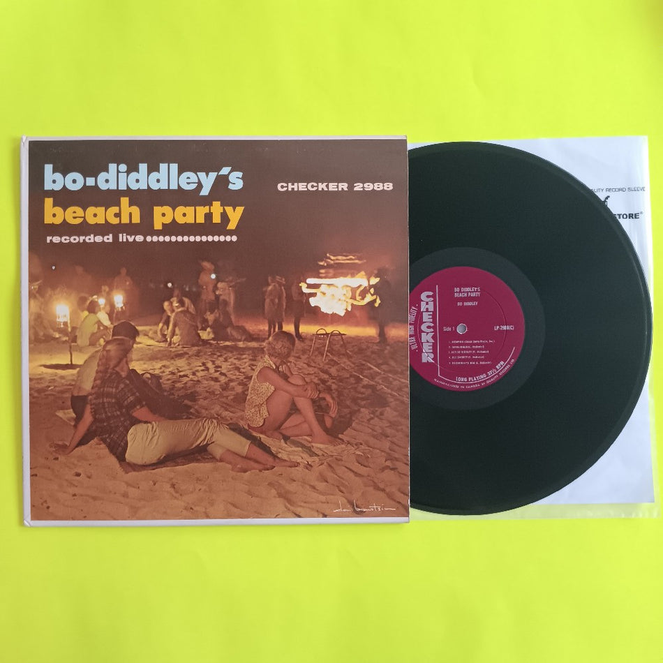 Bo Diddley - Bo Diddley's Beach Party CANADA OG MONO - 1963 - Checker LP 2988 - Used - VG++ - Vinyl