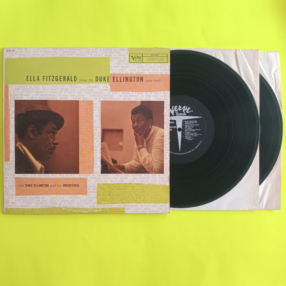 Ella Fitzgerald - Sings The Duke Ellington Songbook Vol 1 MONO 2LP - V 4008-2 - Used - VG++ - Vinyl