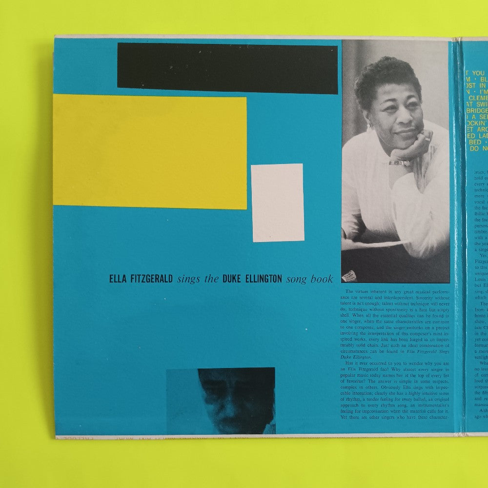 Ella Fitzgerald - Sings The Duke Ellington Songbook Vol 1 MONO 2LP - V 4008-2 - Used - VG++ - Vinyl