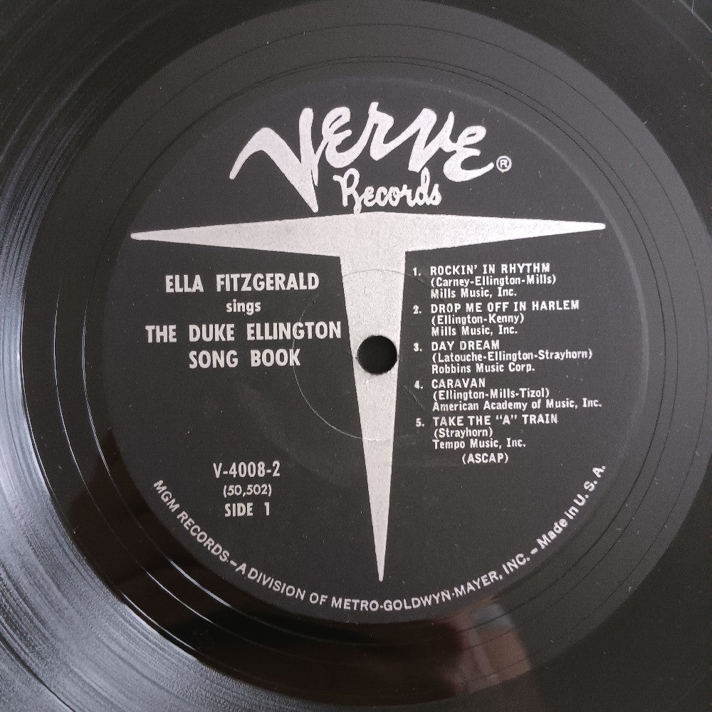 Ella Fitzgerald - Sings The Duke Ellington Songbook Vol 1 MONO 2LP - V 4008-2 - Used - VG++ - Vinyl