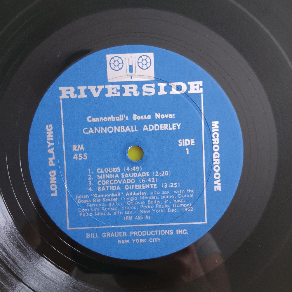 Cannonball Adderley & Brazil Bossa Rio Sextet - Cannonball's Bossa Nova - 1963 - RM 455 - Used - VG++ - Vinyl