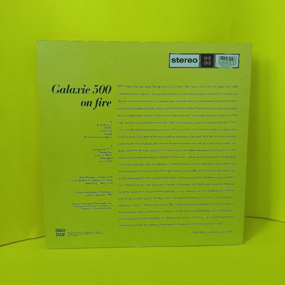 Galaxie 500 - On Fire OG UK 1st Press - 1989 - ROUGH 146 - Used - VG+ - Vinyl
