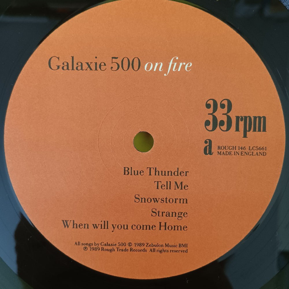 Galaxie 500 - On Fire OG UK 1st Press - 1989 - ROUGH 146 - Used - VG+ - Vinyl
