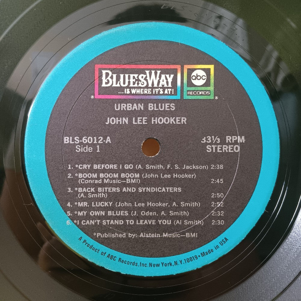 John Lee Hooker - Urban Blues - 1968 - BLS 6012 - Used - VG++ - Vinyl