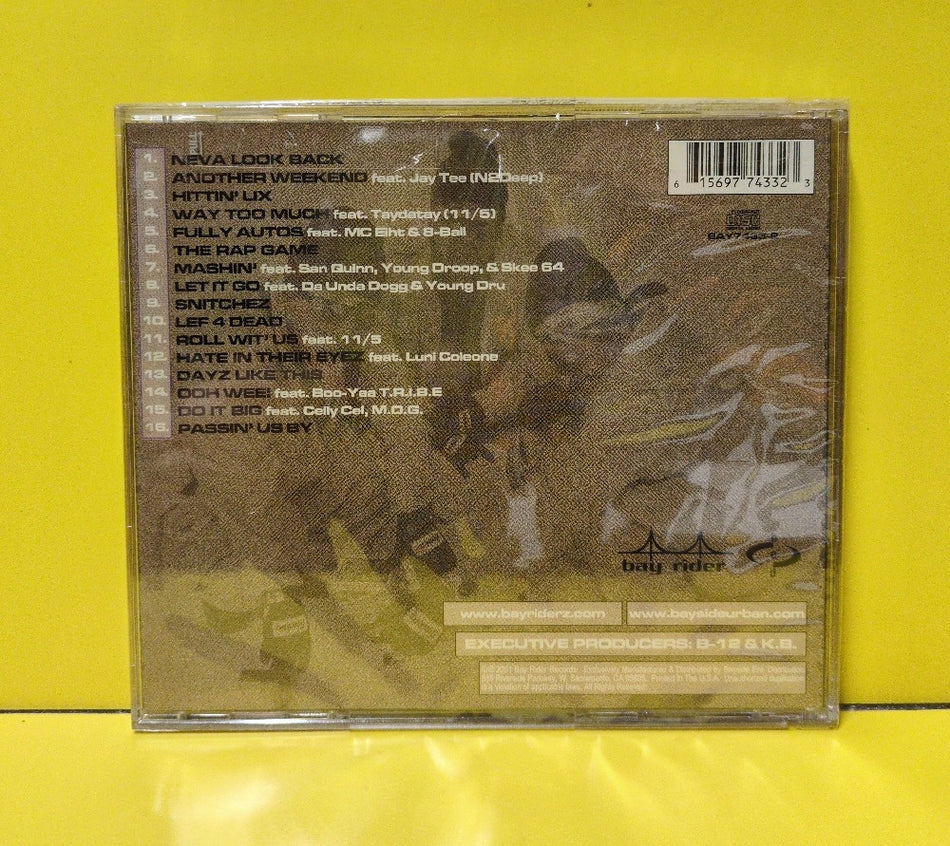 Riderlife - Neva Look Back - 2001 - BAY7433-2 - New - Sealed - CDs