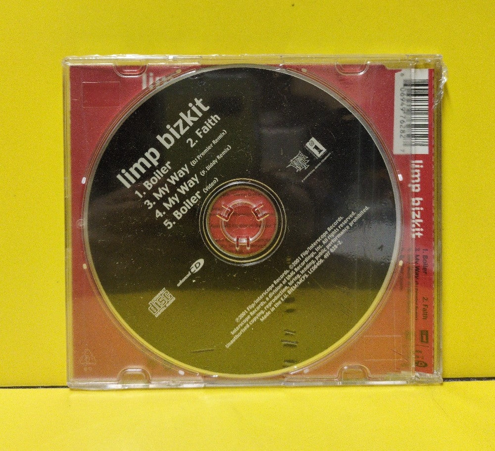 Limp Bizkit - Boiler - 2001 - 497 628-2 - New - Sealed - CDs - CD Single - Enhanced - European Import