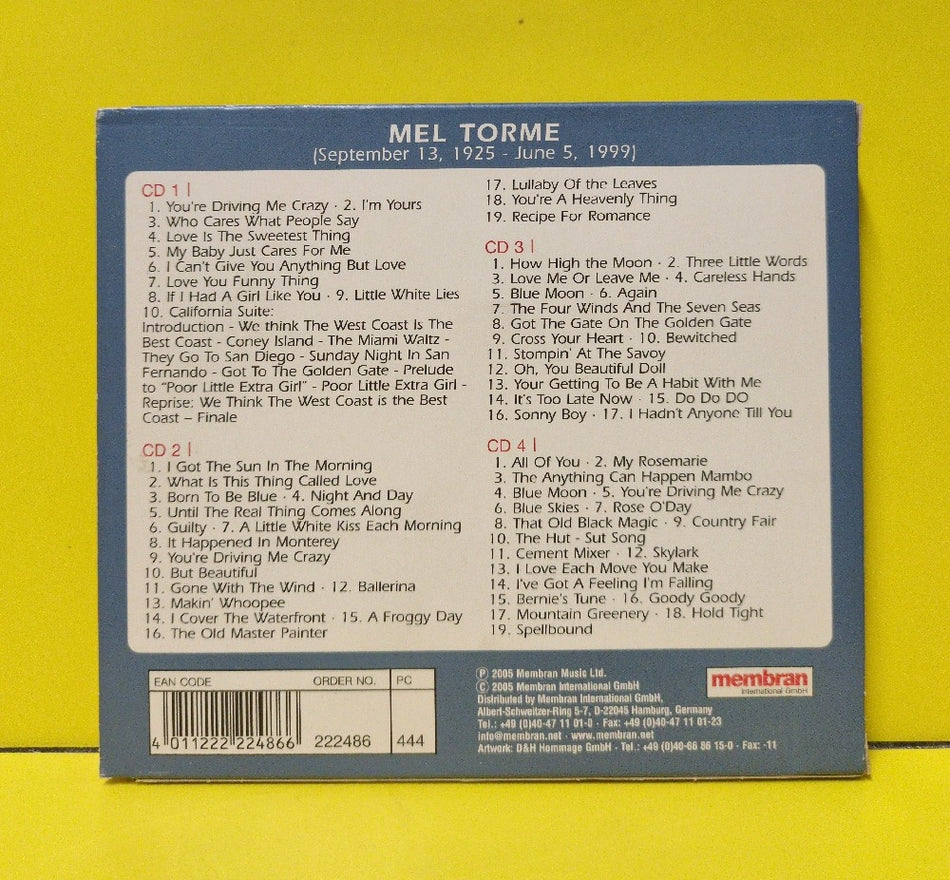 Mel Tormé - But Beautiful - 2005 - 222486-444 - Used - EX - CDs - 4xCD Set - Germany Import