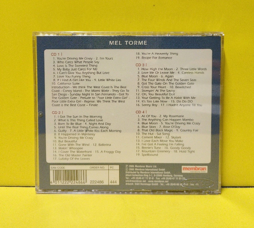 Mel Tormé - But Beautiful - 2005 - 222486-444 - Used - EX - CDs - 4xCD Set - Germany Import
