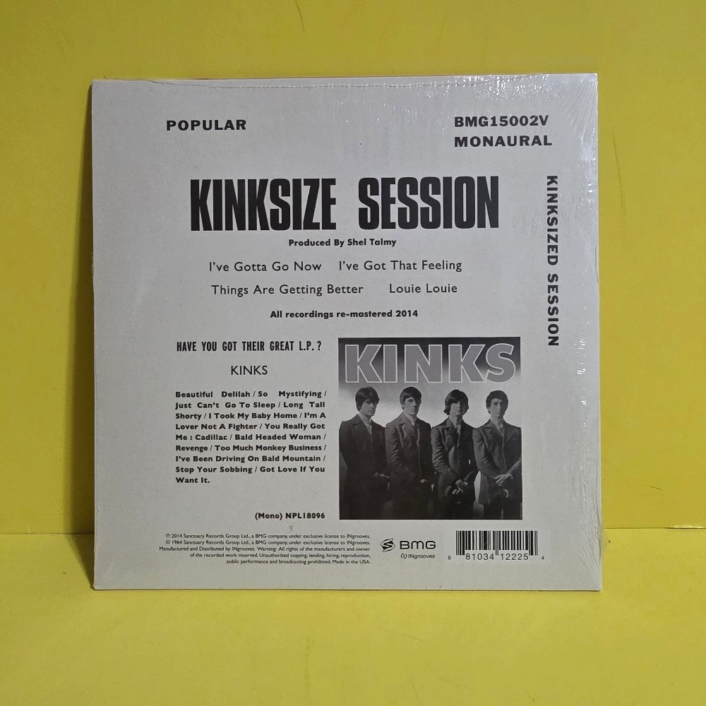 The Kinks - Kinksize Session / RSD - 2015 - BMG15002V - New - Sealed - Vinyl