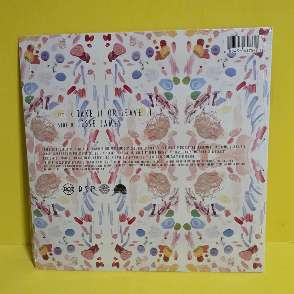 Cage The Elephant - Take It Or Leave It b/w Jesse James - 2014 - 88843-04575-7 - New - Sealed - Vinyl