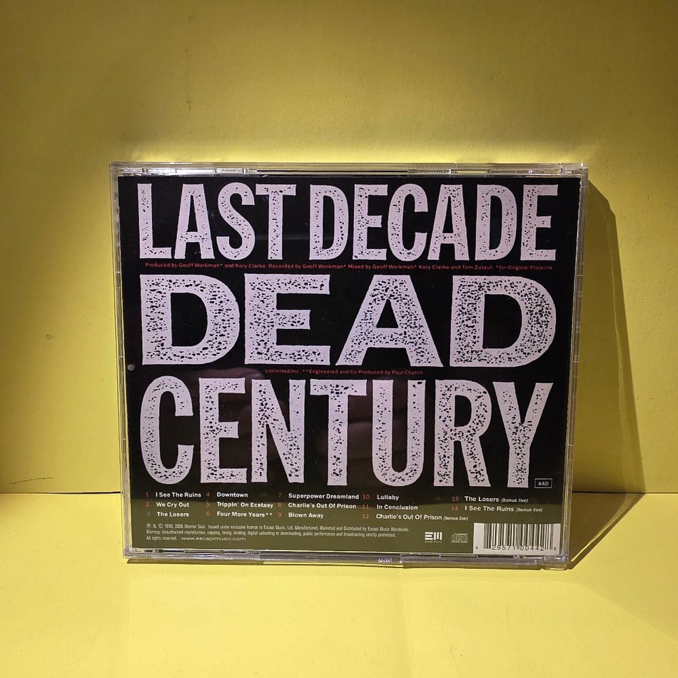 Warrior Soul - Last Decade Dead Century - 2006 - NMS050 - Used - VG++ - CDs