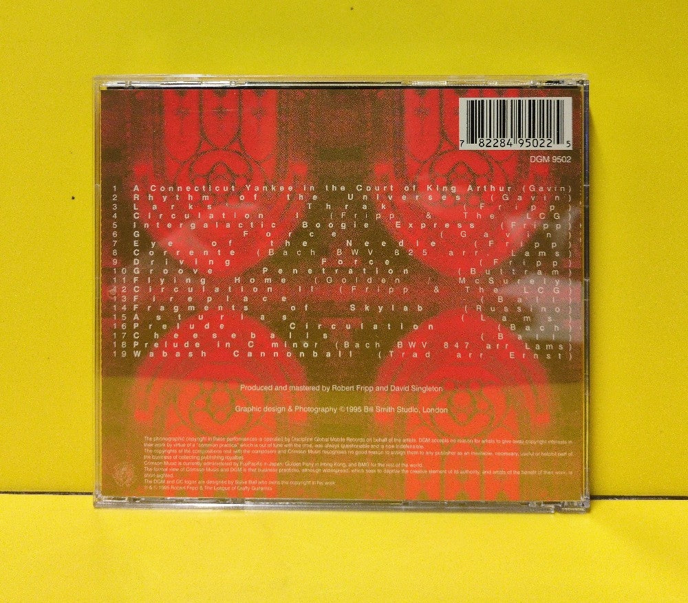 Robert Fripp & The League Of Crafty Guitarists - Intergalactic Boogie Express - Live In Europe 1991 - 1995 - DGM 9502 - Used - EX - CDs