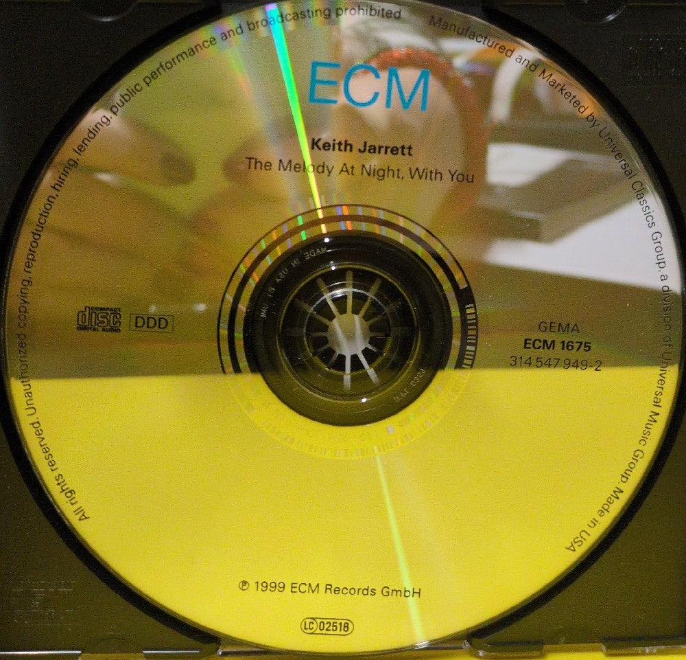 Keith Jarrett - The Melody At Night, With You - 1999 - ECM 1675 - Used - EX - CDs