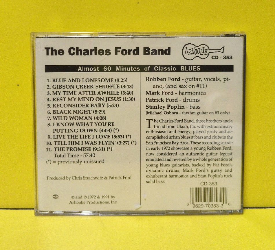 The Charles Ford Band - The Charles Ford Band - CD 353 - Used - EX - CDs
