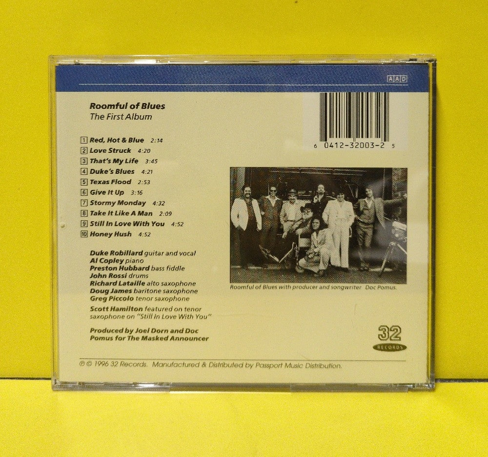 Roomful Of Blues Featuring Duke Robillard - The First Album - 1996 - 32003 - Used - EX - CDs